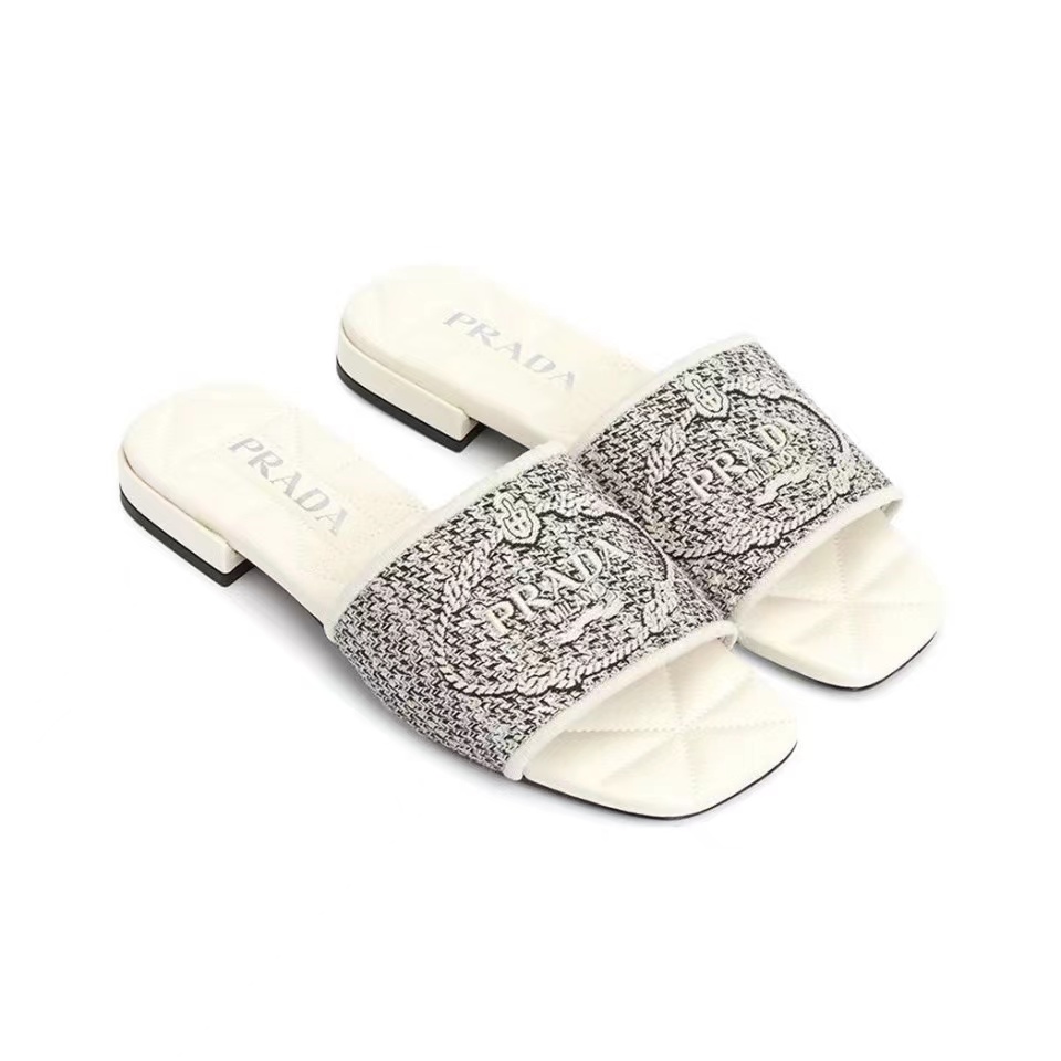 Prada Comfortable Flip-Flops Slide Sandal - Image 1