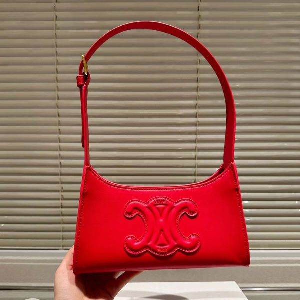 Celine Cuir Triomphe Relief Handbag