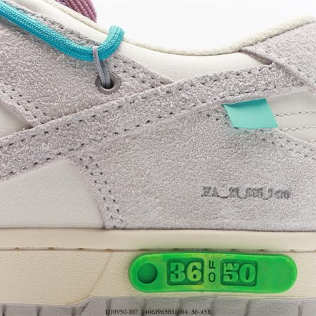 OFF WHITE X Nike Dunk SB Low The 50 NO.36 DJ0950-107 - Image 7