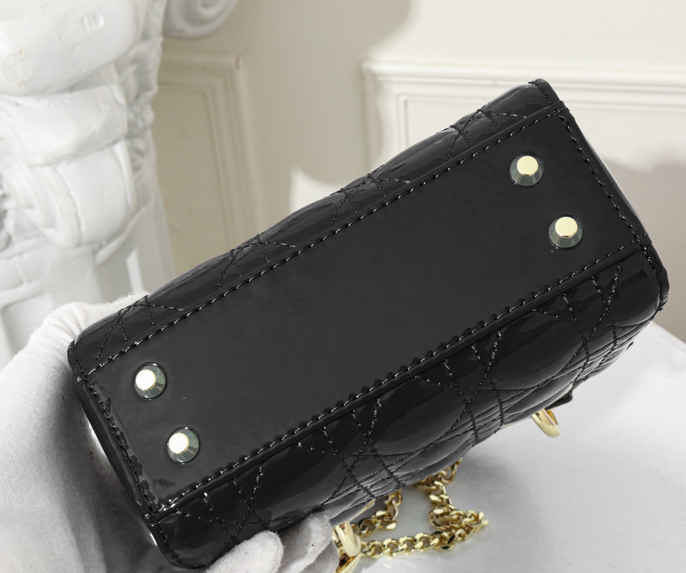 Dior Mini Lady Bag - Lacquered - Image 6