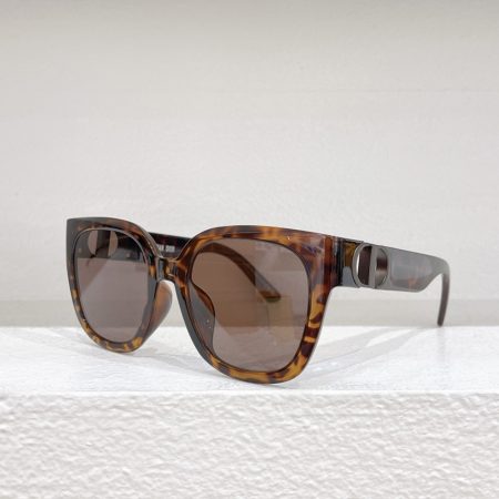 Dior Logo Round Sunglasses Top Quality