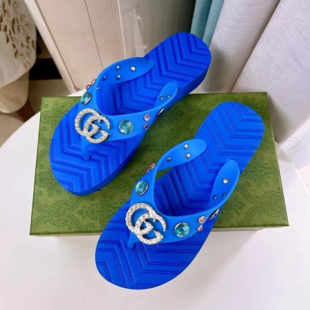 Gucci Shoes V-shaped toe clamp Band drill Slide Sandal - Image 12