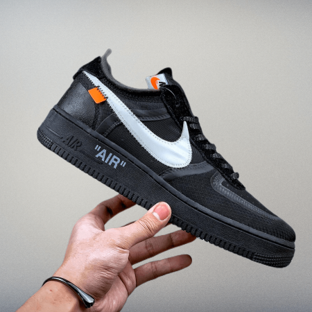 OFF-WHITE x Air Force 1 Low Black White 2.0 - Image 4