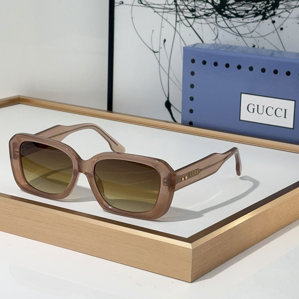 Gucci  Fashion mirror leg Logo  sunglasses Top quality - Image 3