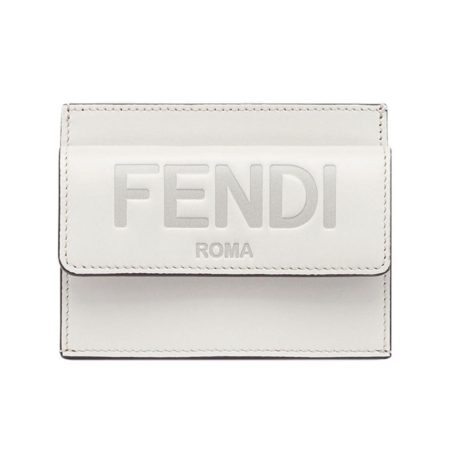 FENDI Snap Leather Wallet