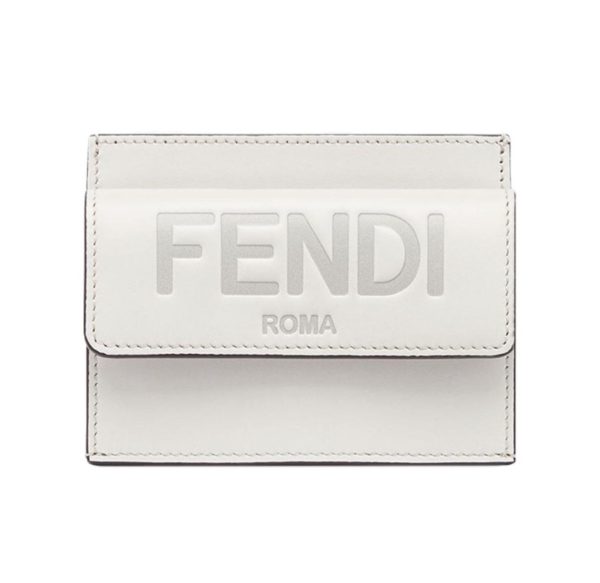 FENDI Snap Leather Wallet