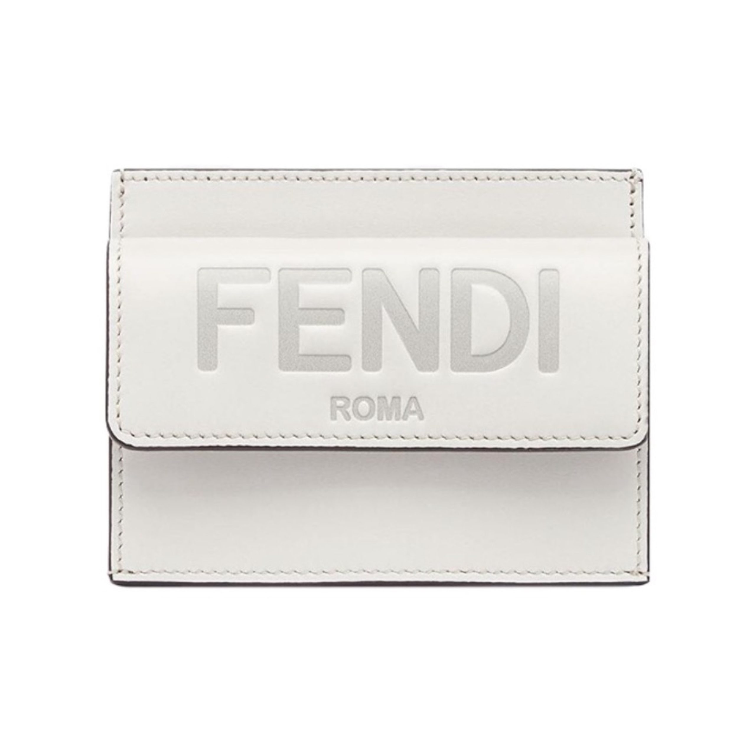 FENDI Snap Leather Wallet - Image 1