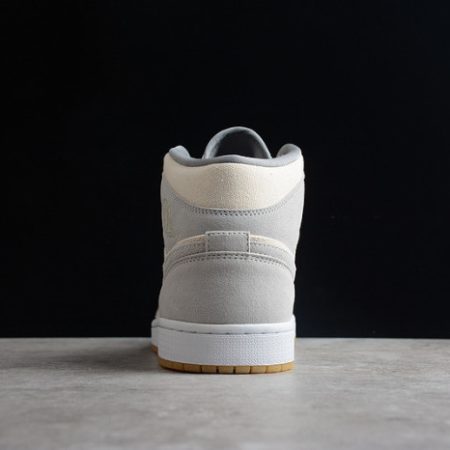 Jordan 1 Mid SE Coconut Milk Particle Grey DN4281-100 - Image 3