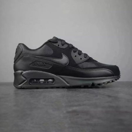 Nike Air Max 90 Leather Triple Black (2020) CZ5594-001 - Image 2