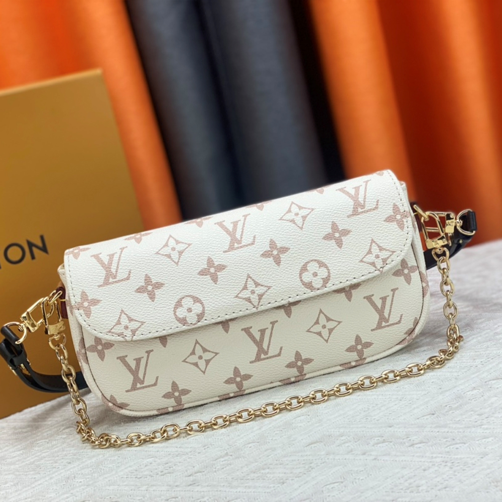 LV Leather Baguette Shoulder Handbag M82210&M81911 - Image 5