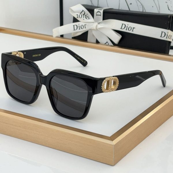 Dior Mirror Leg Hollow CD Logo sunglasses  Top quality