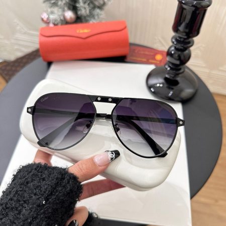 Cartier Metal irregular Line Sunglasses Top quality - Image 6