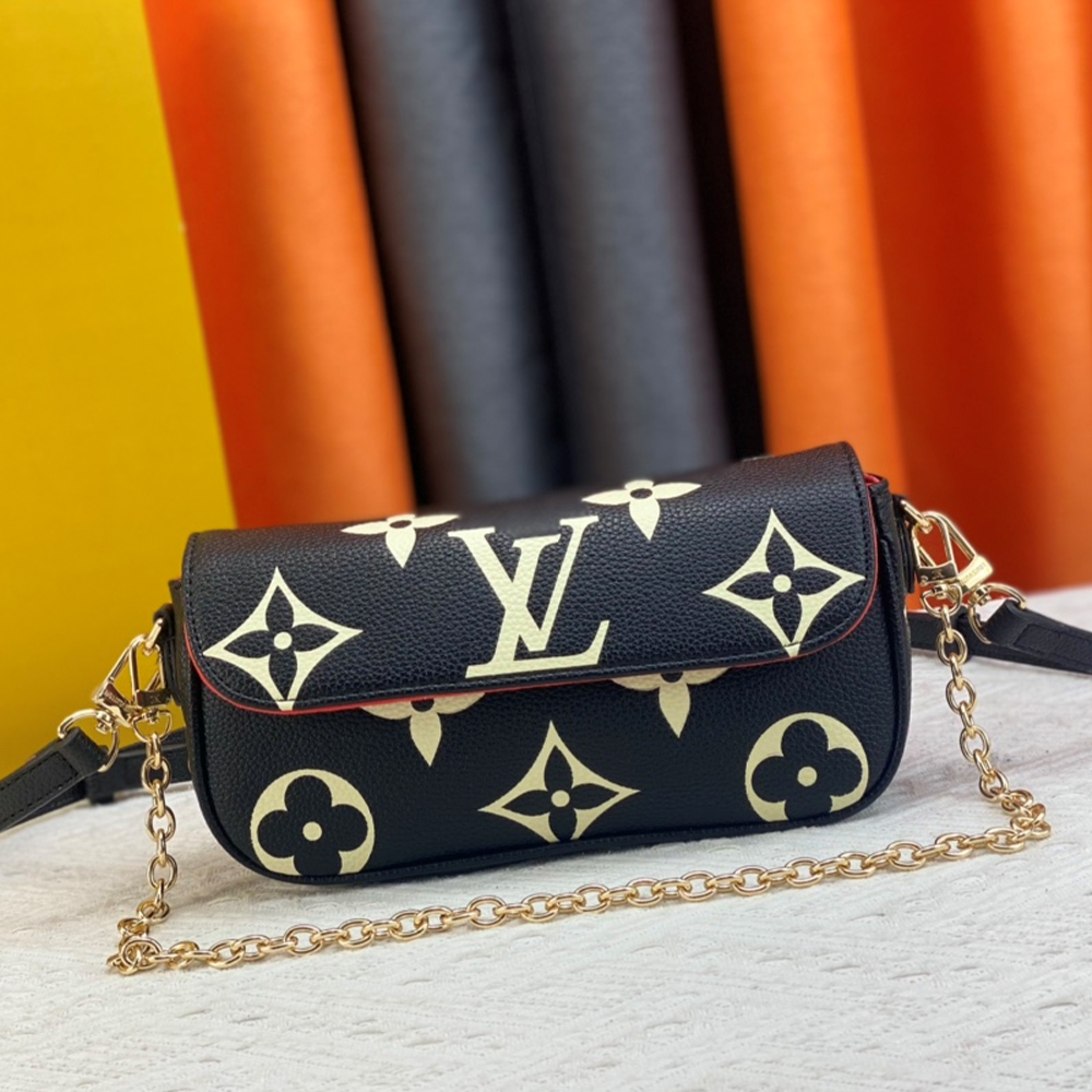 LV Leather Baguette Shoulder Handbag M82210&M81911 - Image 6