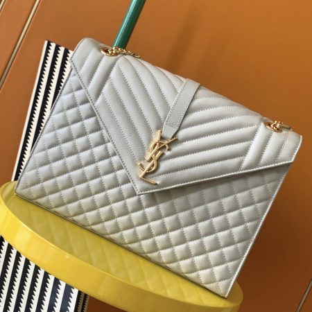 SAINT LAURENT YSL Envelope Shouder Bag Large - Image 6
