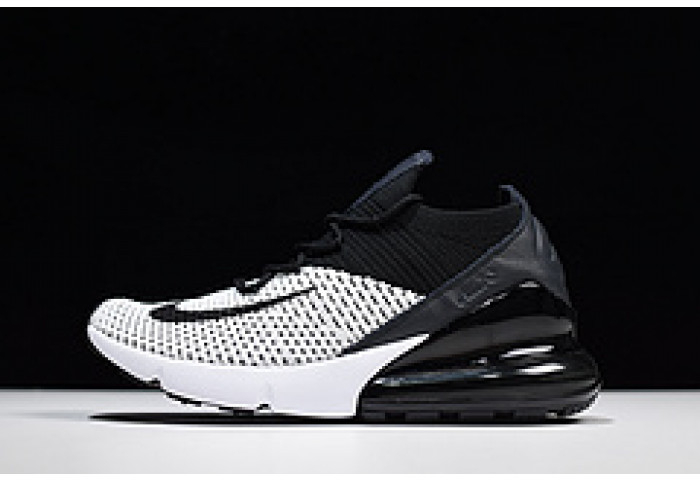 NIKE AIR MAX 270 FLYKNIT WHITE/BLACK AO1023-100 - Image 1