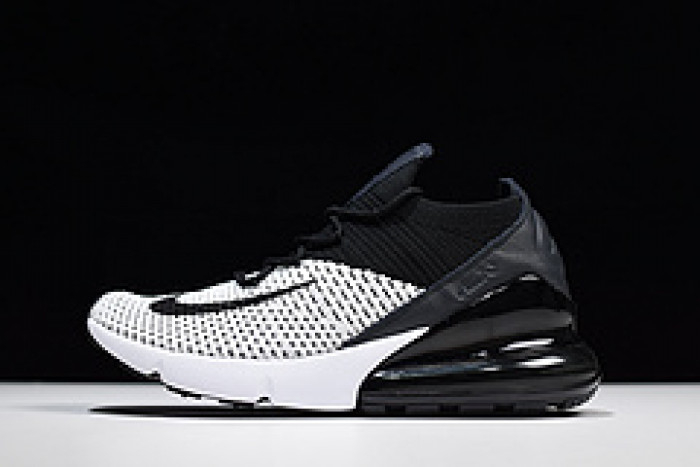 NIKE AIR MAX 270 FLYKNIT WHITE/BLACK AO1023-100 - Image 2