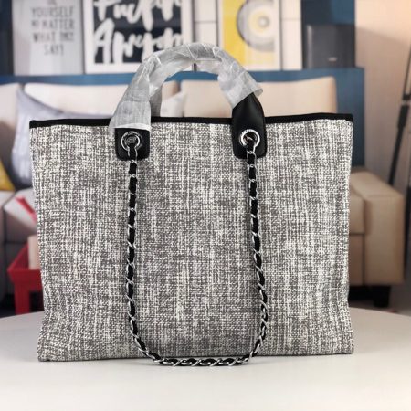 Chanel Handle Embroidered Crossbody Bag - Image 2