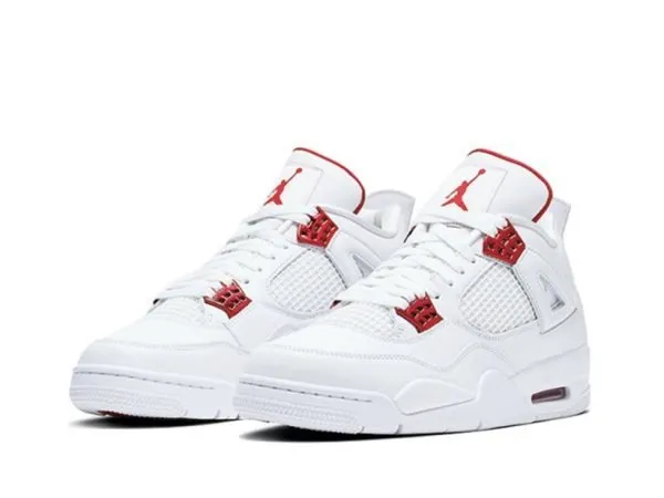 Jordan 4 Retro“ White University Red"