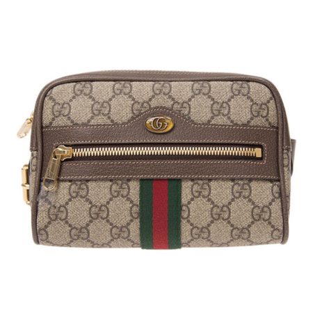 Gucci Ophidia Striped Webbing Waist Pack - Image 1