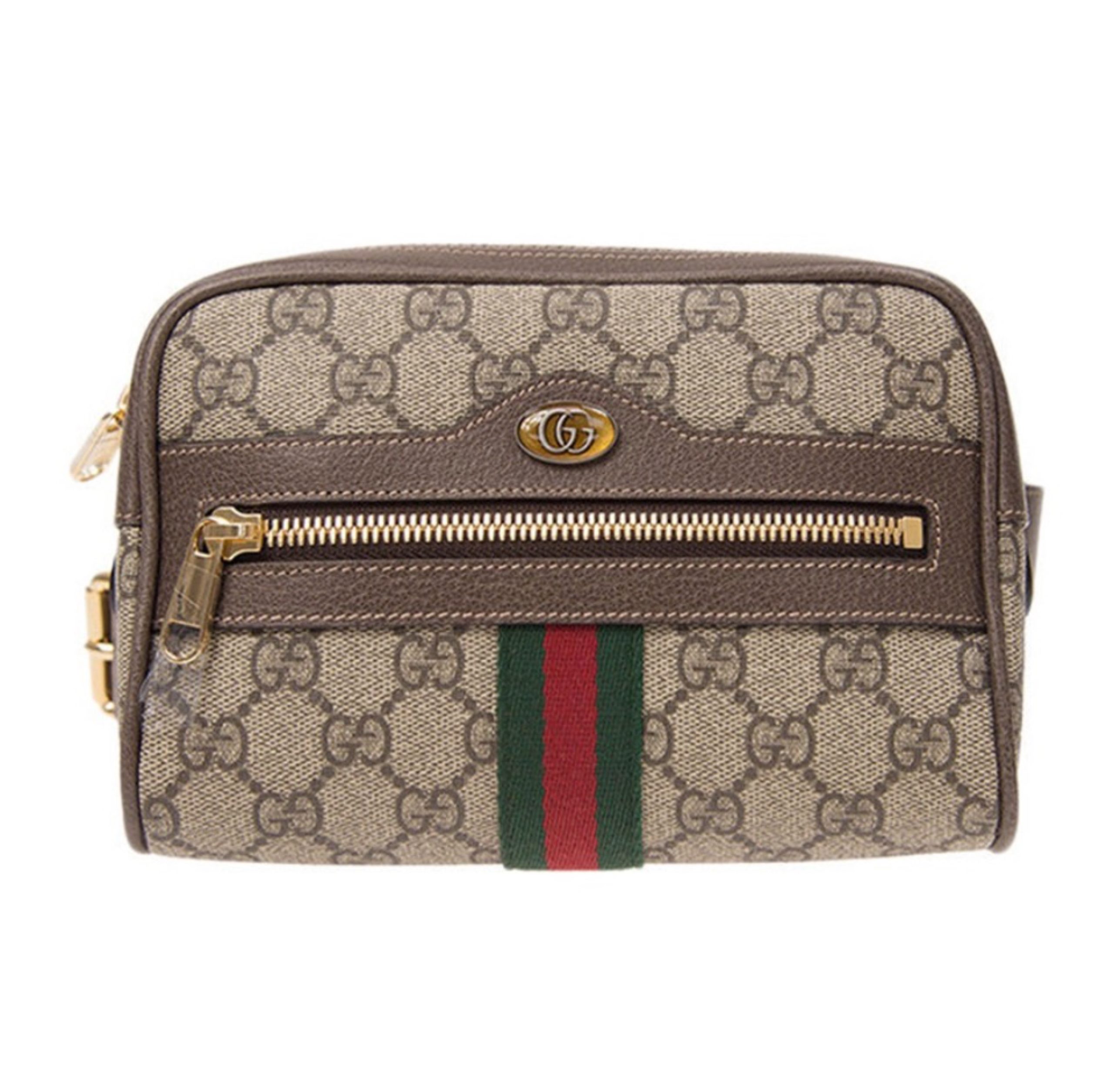 Gucci Ophidia Striped Webbing Waist Pack - Image 1