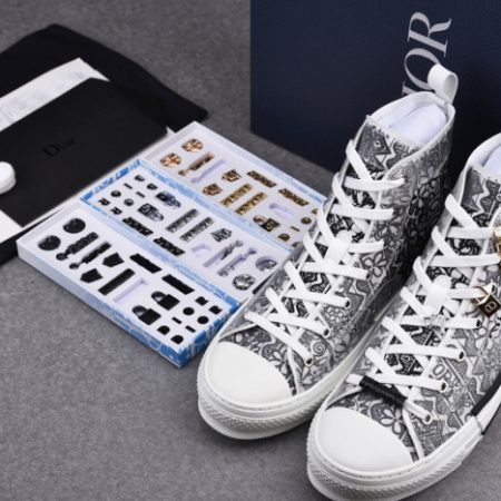 Dior B23 OBLIQUE HIGH TOP Shoes T00853H072 - Image 12