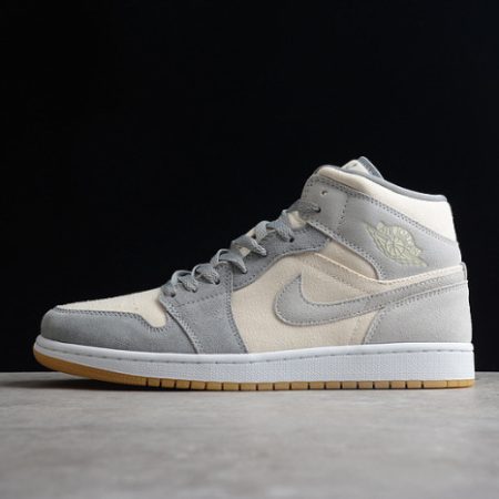 Jordan 1 Mid SE Coconut Milk Particle Grey DN4281-100 - Image 2