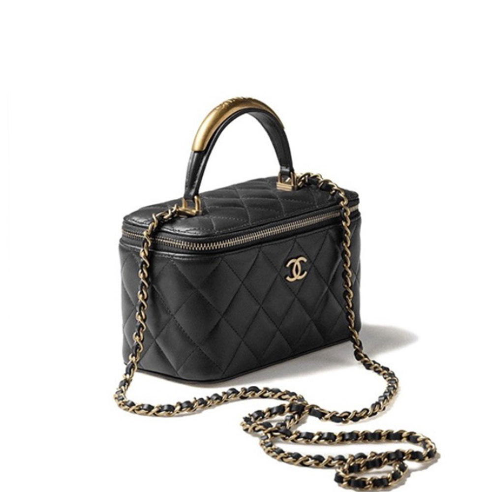 Chanel 22B Metal Handle Makeup Box - Image 1