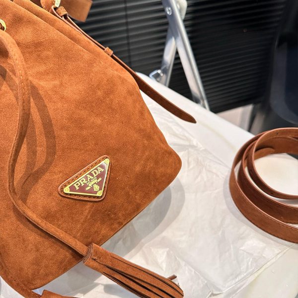Prada Suede Bucket Bag