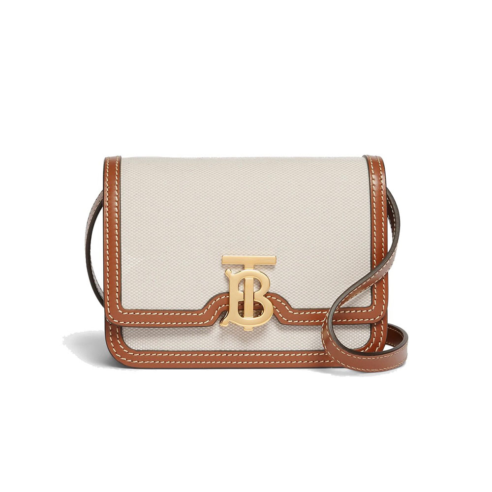 Burberry Canvas&leather Bag Small - Image 1