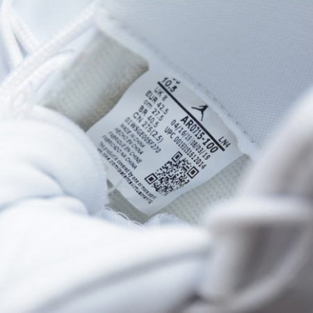 AIR Jordan 11 White Metallic Silver Vast Grey AR0715-100 - Image 3