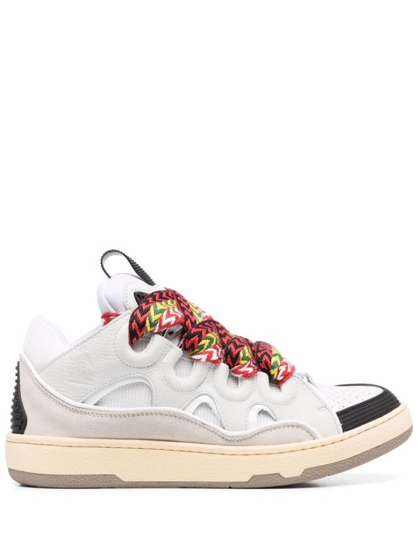 Lanvin LEATHER CURB SNEAKERS