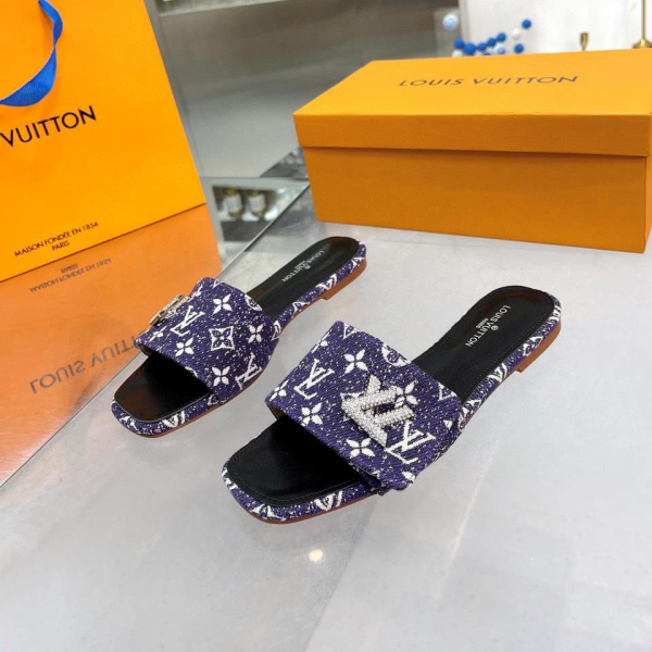 LV Flat Flat Flip-flops  Slide Sandal
