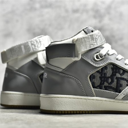 Dior B27 Sneakers High-Top Gray (AA Version) - Image 6