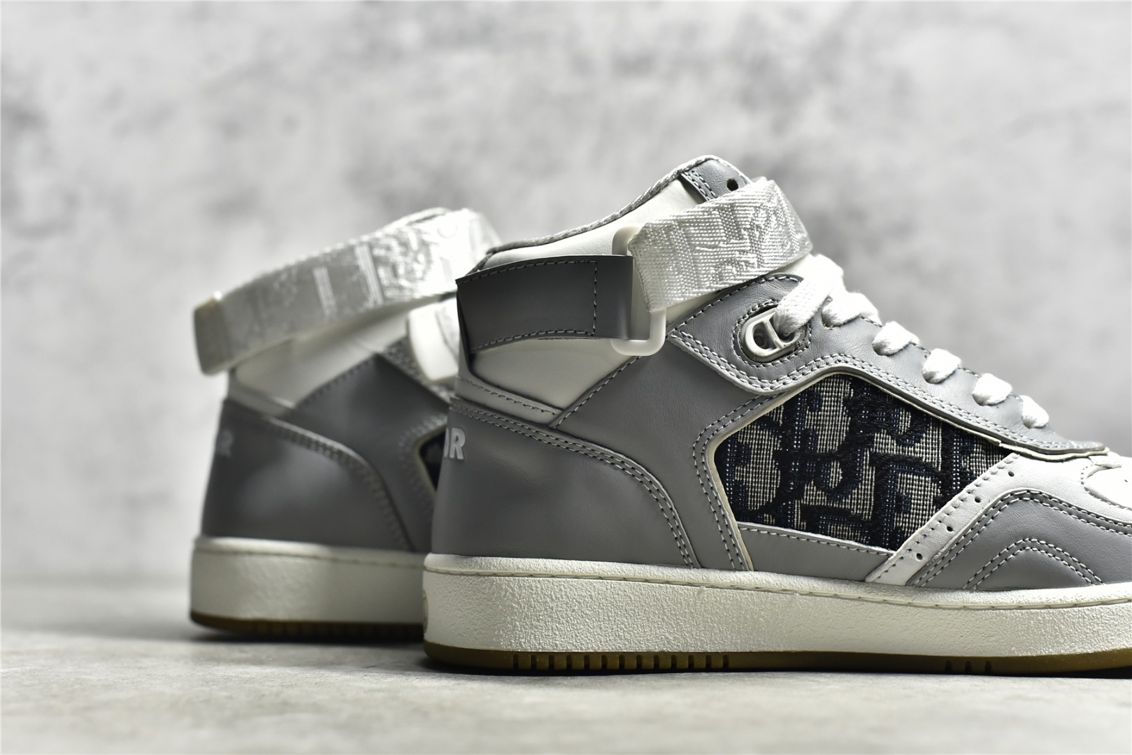 Dior B27 Sneakers High-Top Gray (AA Version) - Image 6