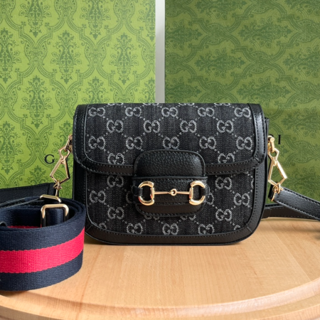GUCCI 1955 Horsebit Shoulder Bag Mini - Image 9
