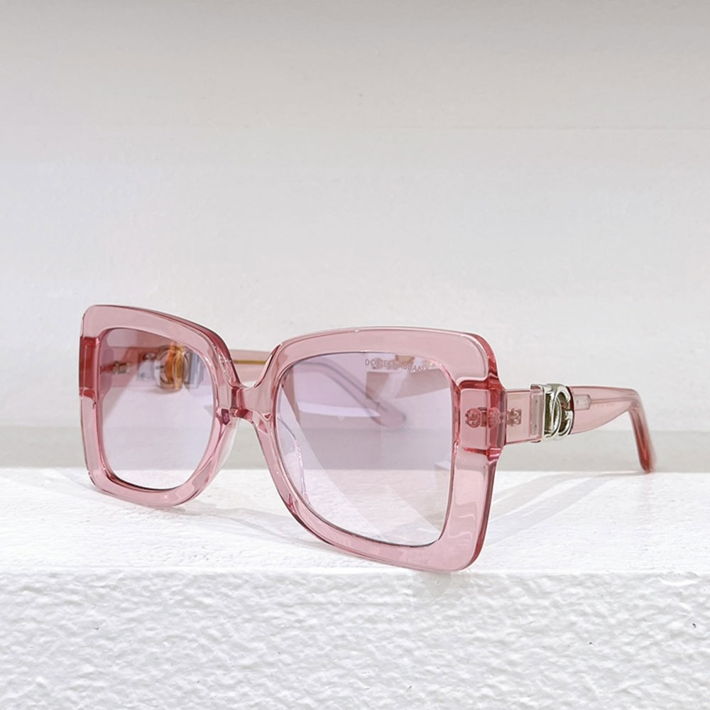 DOLCE & GABBAN DG  Plate frame. Hollow Mirror leg Logo Sunglasses Top quality - Image 1