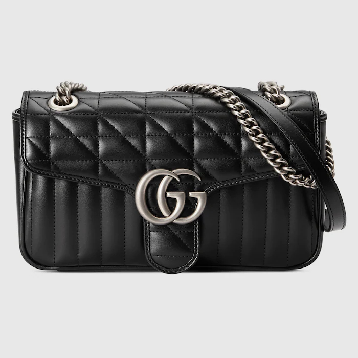 Gucci GG Marmont Small Shoulder Bag Black - Image 1