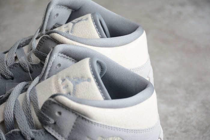 Jordan 1 Mid SE Coconut Milk Particle Grey DN4281-100 - Image 9