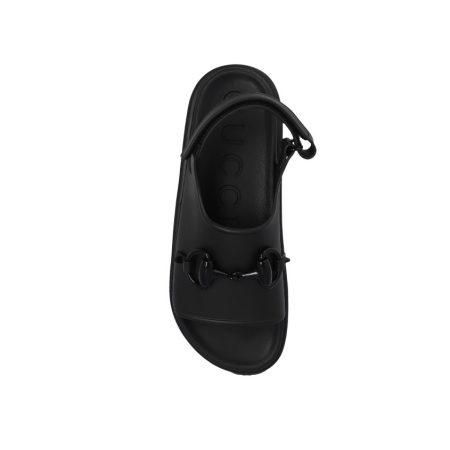 Gucci Shoes Rubber Thick-Soled Hook And Loop Fsteners Slide Sandal - Image 2