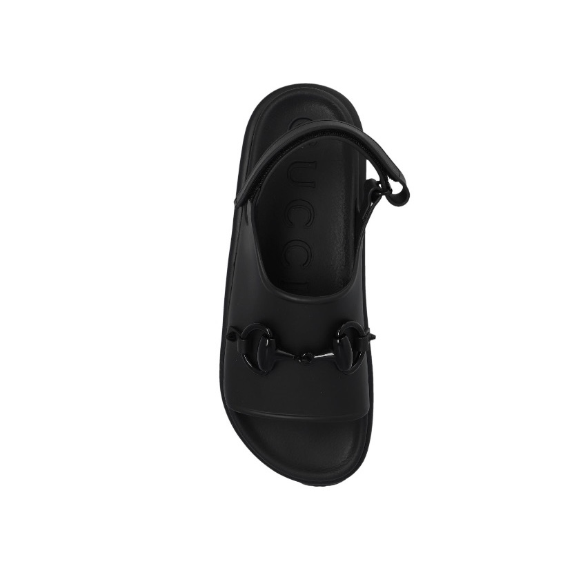 Gucci Shoes Rubber Thick-Soled Hook And Loop Fsteners Slide Sandal - Image 2