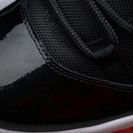 AIR JORDAN 11 RETRO LOW "BRED" BLACK/ RED mens 528895-012 - Image 8
