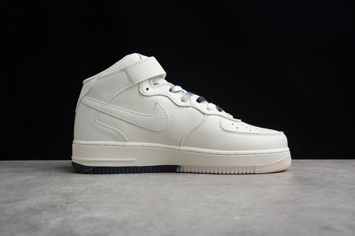 Nike Air Force 1 Mid ??07 SU19 AF1 Beige Black HT2969-013 - Image 3