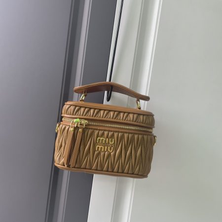 MIU MIU Matelassé Nappa Leather Shoulder Bag - Image 7