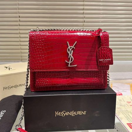 YSL Sunset Shoulder Bag - Image 10