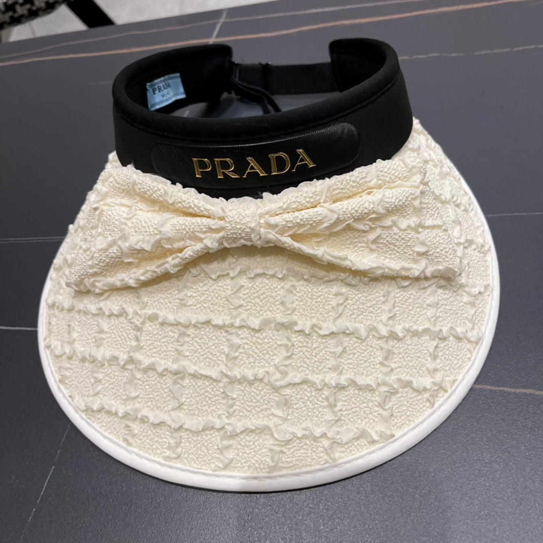 Prada Small Fragrance Sunscreen Hat Sunhat - Image 1