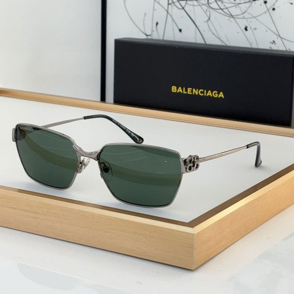 Balenciaga  Hollow metal Logo   sunglasses Top quality