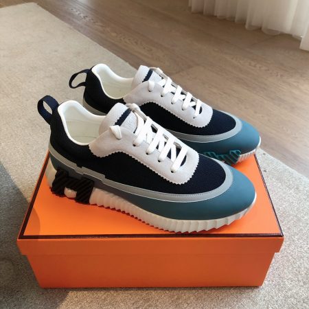 Hermes-trainers 2024 giga Leather low trainers - Image 13