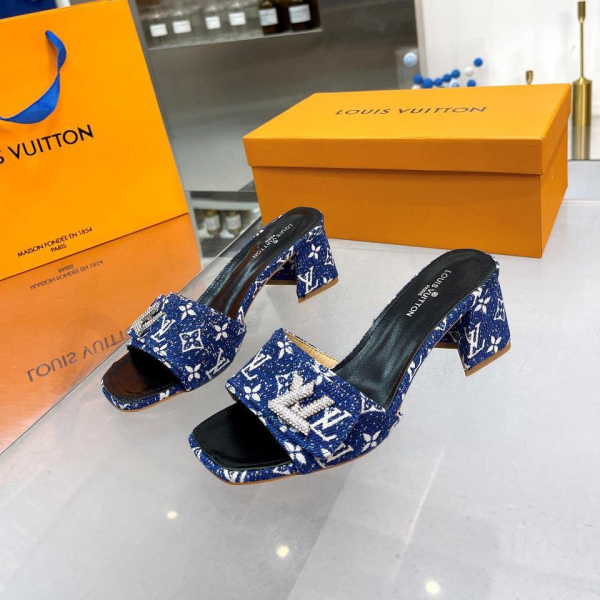 LV  Chunky Crew Style Flip-flops Slide Sandal