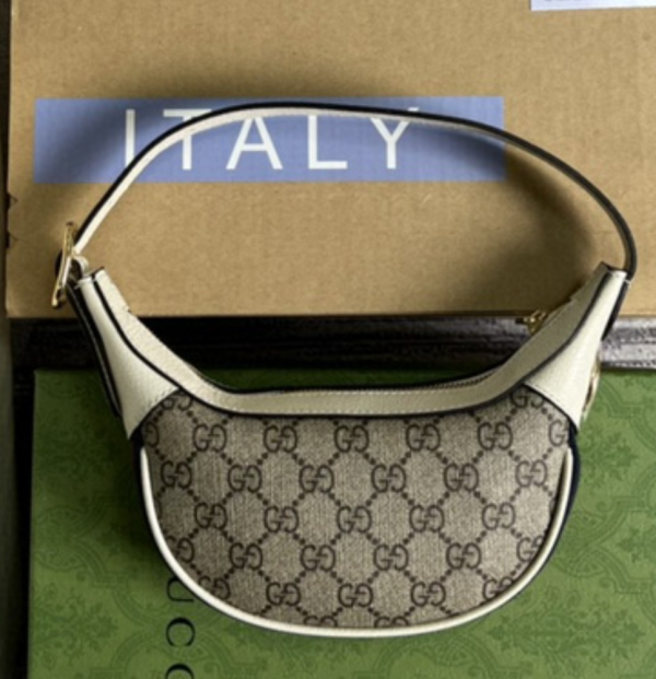 Gucci Ophidia Canvas & Leather Shoulder Bags