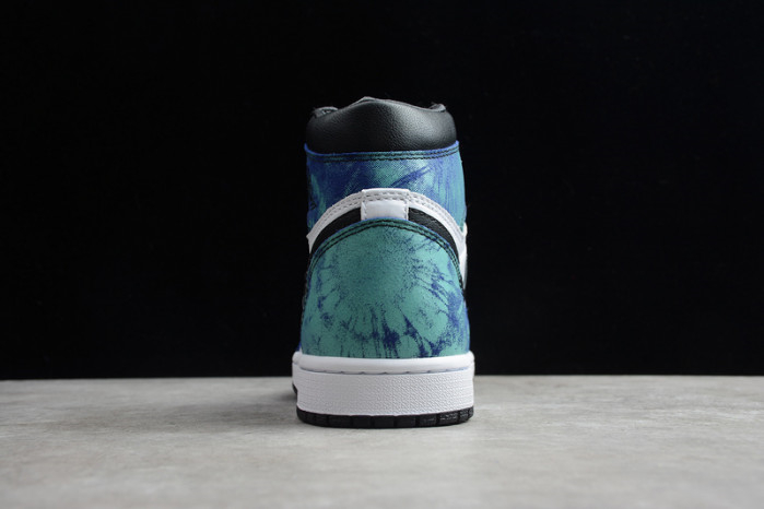 Air Jordan 1 Tie-Dye white black aurora green CD0461-100 - Image 4